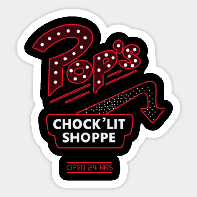  Riverdale  Pop s  Chock lit Shoppe Riverdale  Sticker 